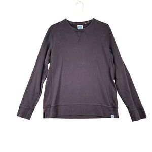 Jason Scott Mens Peru Pima Cotton Crewneck Sweatshirt Faded Grey RN 132132 Sz M